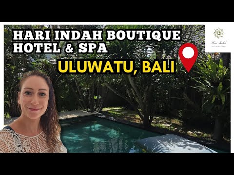Best hotel in Uluwatu? 🌴 Hari Indah Boutique Hotel & Spa ✨ Hidden Gem Review & Tour