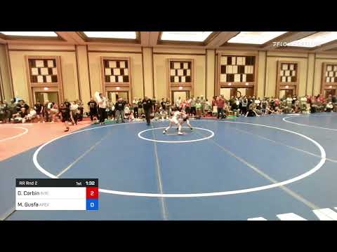 67 Lbs Rr Rnd 2 - Daniel Corbin, Integrity Wrestling Club Vs Magnus Gusfa, Apex Wrestling Academy
