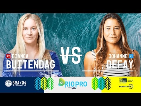 Bianca Buitendag vs. Johanne Defay - Quarterfinals, Heat 1 - Oi Rio Women's Pro 2017
