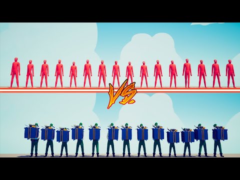 RANDOM TEAM vs PRESENT ELF TEAM - Totally Accurate Battle Simulator | TABS