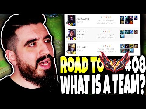 What is a Team? 200-300Lp Master Elo FOODS getting DESTROYED (0 LP GAME) 🔥 Road to Grandmaster #08