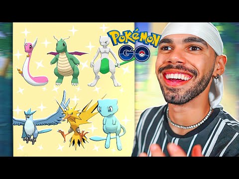 CONSEGUI UMA CONTA COM 2.365 SHINIES *pokedex shiny completa* - POKEMON GO | Cris |