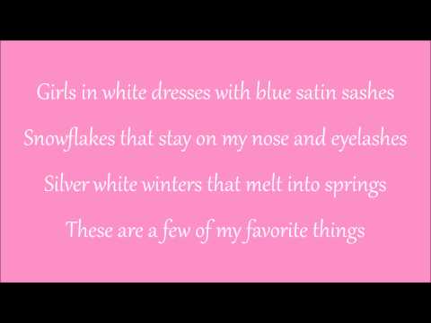 Diana Vickers-My Favorite Things (Lyrics)