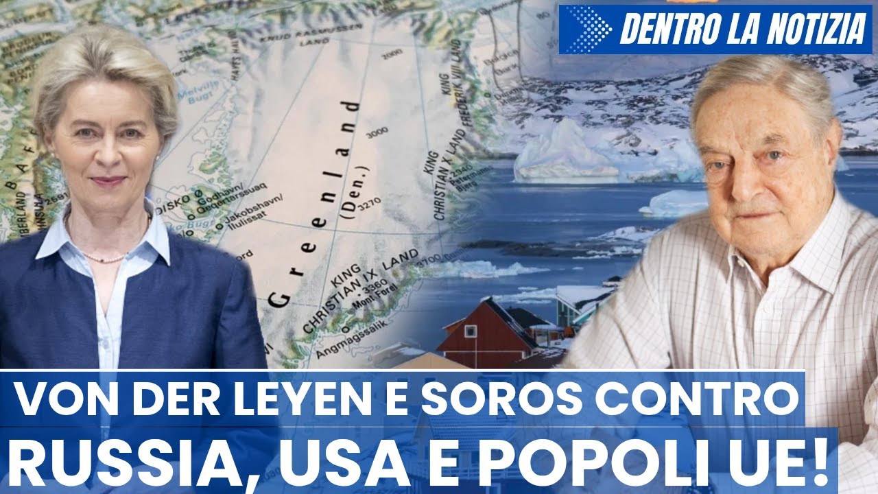 CONTRO TG scoop: von der Leyen e Soros guerra contro Russia USA popoli UE! Kennedy avverte Germania!