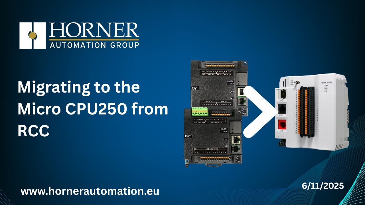 Migrating to the Micro CPU250 from RCC