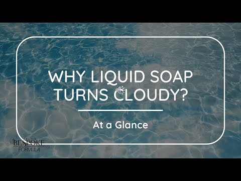 COLD PROCESS LIQUID SOAP CLOUDINESS