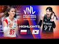 🇵🇱 POL vs. 🇰🇷 KOR - Highlights Week 3 | Women's VNL 2023