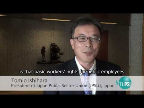 Tomio Ishihara, Japan Public Sector Union, Japan