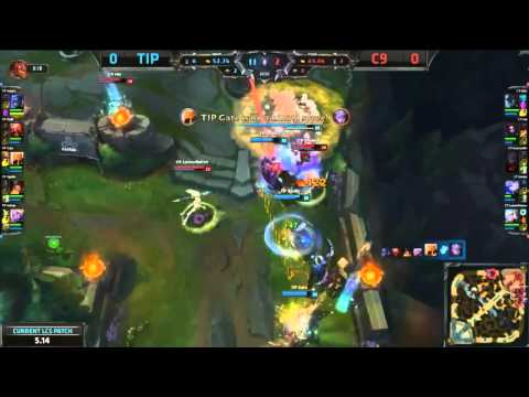 C9 vs TIP Game 1 HIGHLIGHTS   Semi final NA LCS Regional Qualifier S5   2015