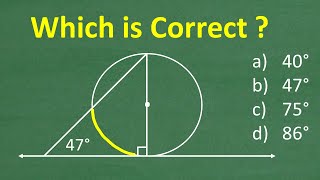 A triangle and circle intersect, and an arc is formed – what is the measure of the arc?