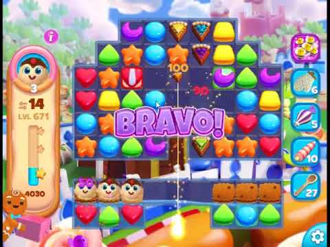 Cookie Jam Blast Level 671 - NO BOOSTERS 🍪 | SKILLGAMING ✔️