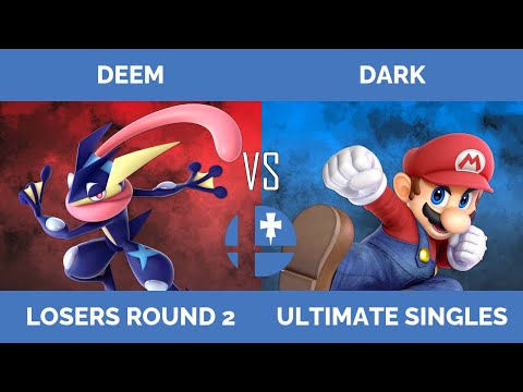 RogaSmash 190: SSBU Losers R2 - Deem (Greninja) vs Dark (Mario)