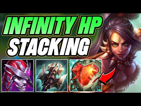 Nidalee Top But I Stack Permanente HP And Get Free AP and AD!