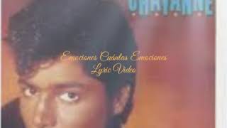 Chayanne - Emociones Cuántas Emociones (Lyric Video)