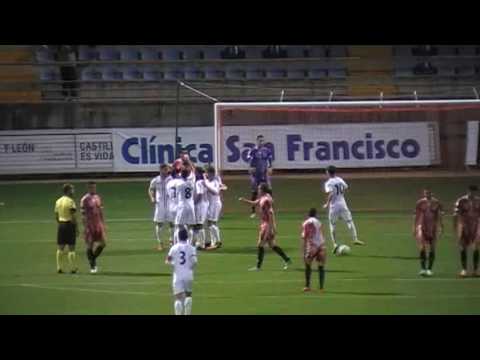 Primer gol de la Cultural y Deportiva Leonesa ante el CD Palencia. Temporada 16 17