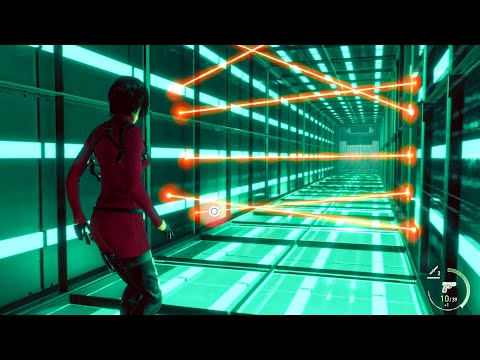 Ada Escapes The Laser Room Scene - Resident Evil 4 Remake Separate Ways DLC 2023