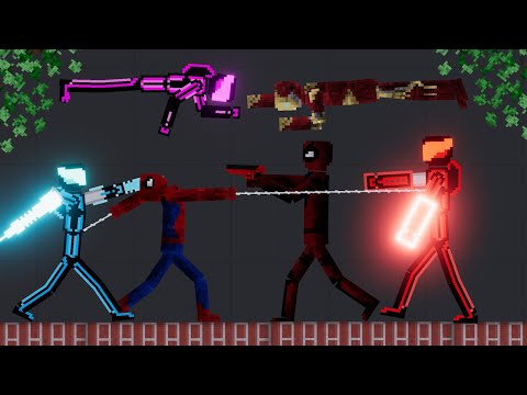 Avengers vs Neonetics mod in People Playground