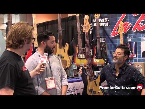 SNAMM '15 La Bella Strings Olinto Bass & Olinto Bass Preamp Demo
