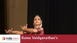 Rama Vaidyanathan's Bharatanatyam on Navarasa Mohana
