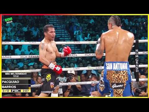 Manny Pacquiao (Philippines) vs Mario Barrios (USA) - Boxing Highlights HD