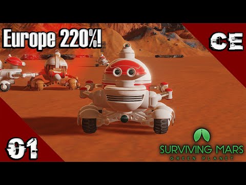 Surviving Mars   - Europe 220% Difficulty!   Episode 1