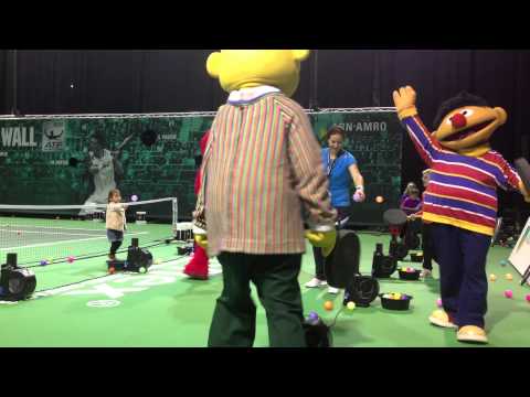 Sesamstraat tennisclinic kids