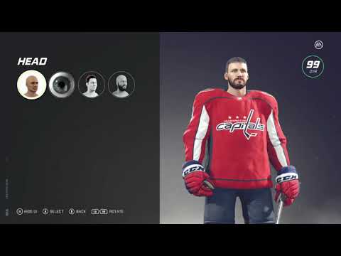 (NHL21) How to recreate Alex Ovechkin in Be a Pro career