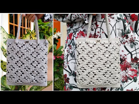 Tas Rajut Terbaru Model Modern Cara Membuat Tas Rajut Crochet Bag