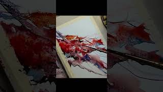 Create Vibrant Abstracts with Ease 🎨 #AbstractWatercolor #WatercolorArt