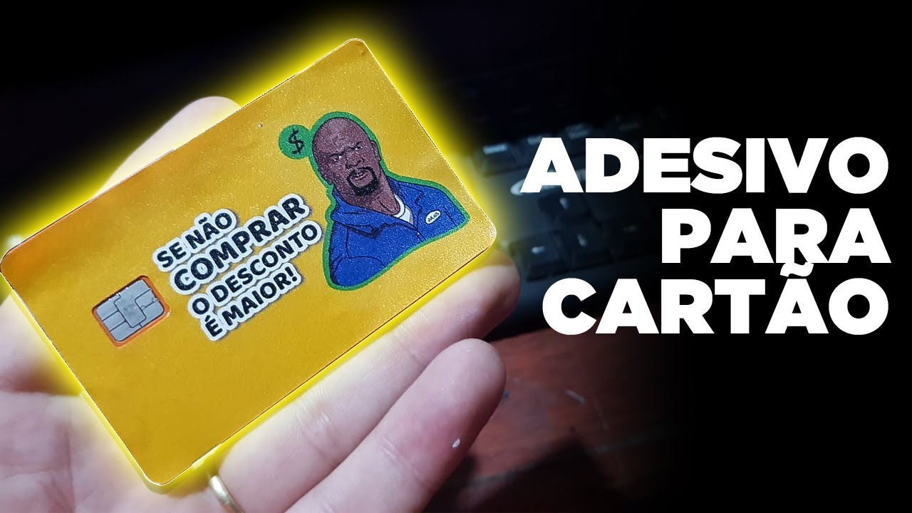 Como fazer Adesivo para Cartão de Crédito Personalizado - Gráfica Rápida