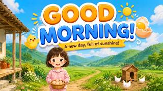 🌿🥚 Episode 2 Learn English with Grandma  A Happy Morning Collecting Eggs!