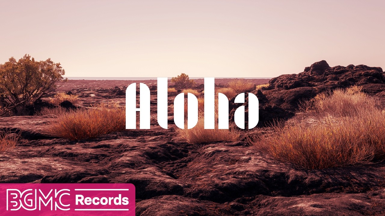 Hawaiian Music for Deep Focus & Grounding | Volcanic Desert Sunset and Calm Minimal Ambiance