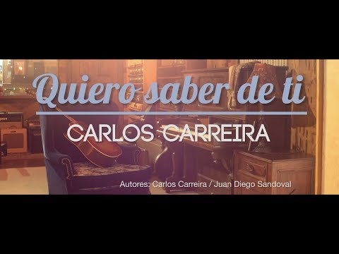 Quiero Saber De Ti video