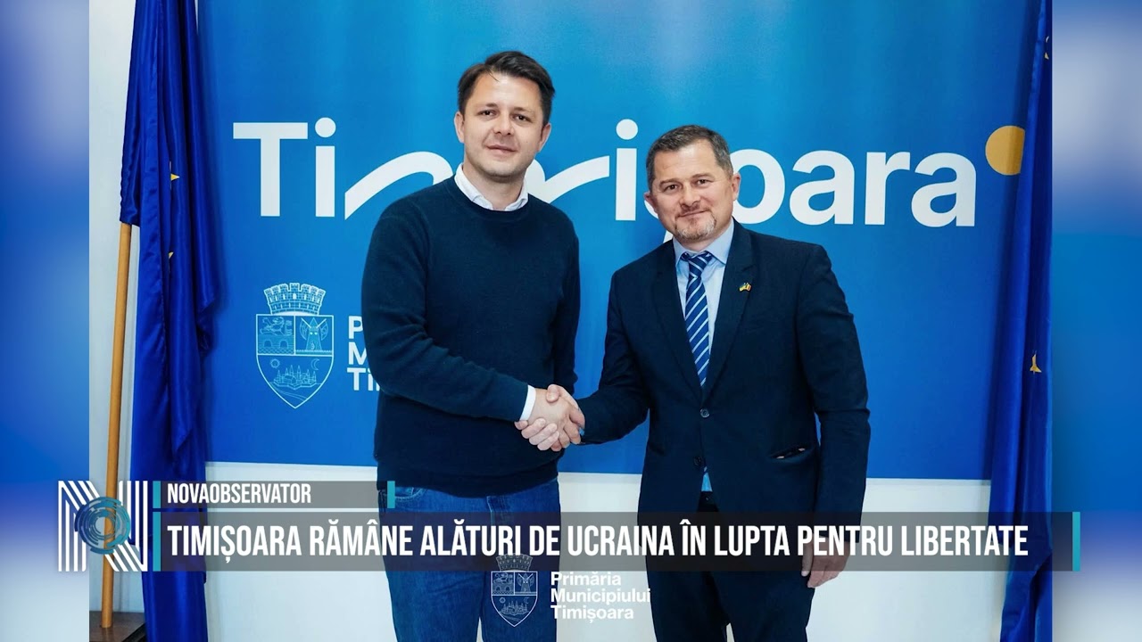 Timișoara rămâne alături de Ucraina în lupta pentru libertate