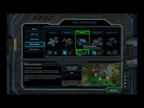 Starcraft 2 Wings of Liberty - Armory Upgrades, Cantina Mercenaries & Laboratory Researches