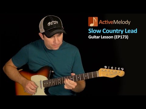 Slow and Easy Lead Country Guitar Lesson - Country Lead Guitar Lesson - EP173