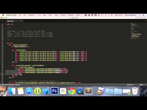 Bootstrap 3 Tutorial 17 - Button Group Toolbar