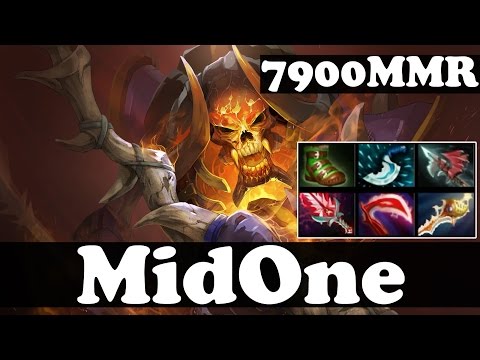 Dota 2 - MidOne 7900 MMR Plays Clinkz - Ranked Match Gameplay
