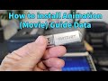 How To Correctly Install Animation Movie Guide Data On A Konica Bizhub Konicaminolta Copiers