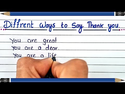 12 Ways to Say Thank You | Different Ways to Say Thank You | The Ultimate List of Thank You Synonyms