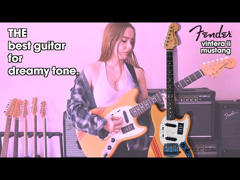 my new favourite guitar for dream pop | fender vintera ii mustang offset guitar