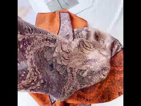 35” Satin Large Square Head Scarves 35 inch 14 momme