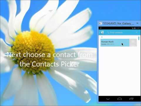 DashClock Contact Extension Video