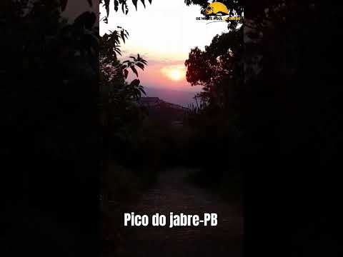 pôr do sol no Pico do Jabre na cidade de Matureia no Alto Sertão Paraibano! #nordeste #brasil