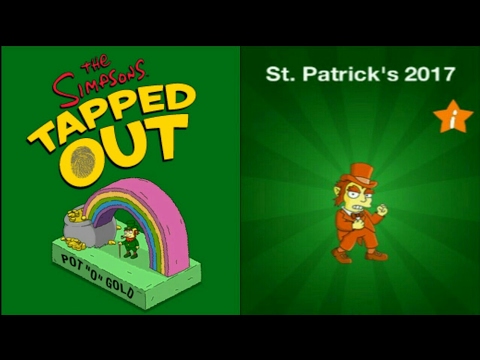 The Simpsons: Tapped Out [129] St. Patrick's Day Update (2017) {Pot O'Gold Float}