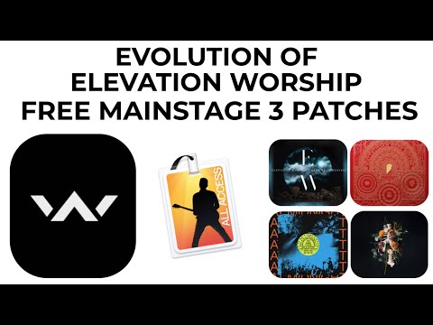 FREE ELEVATION WORSHIP Mainstage 3 Patches | EVOLUTION OF ELEVATION WORSHIP