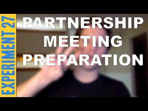 The 3 Things to Prepare for a Partnership Meeting