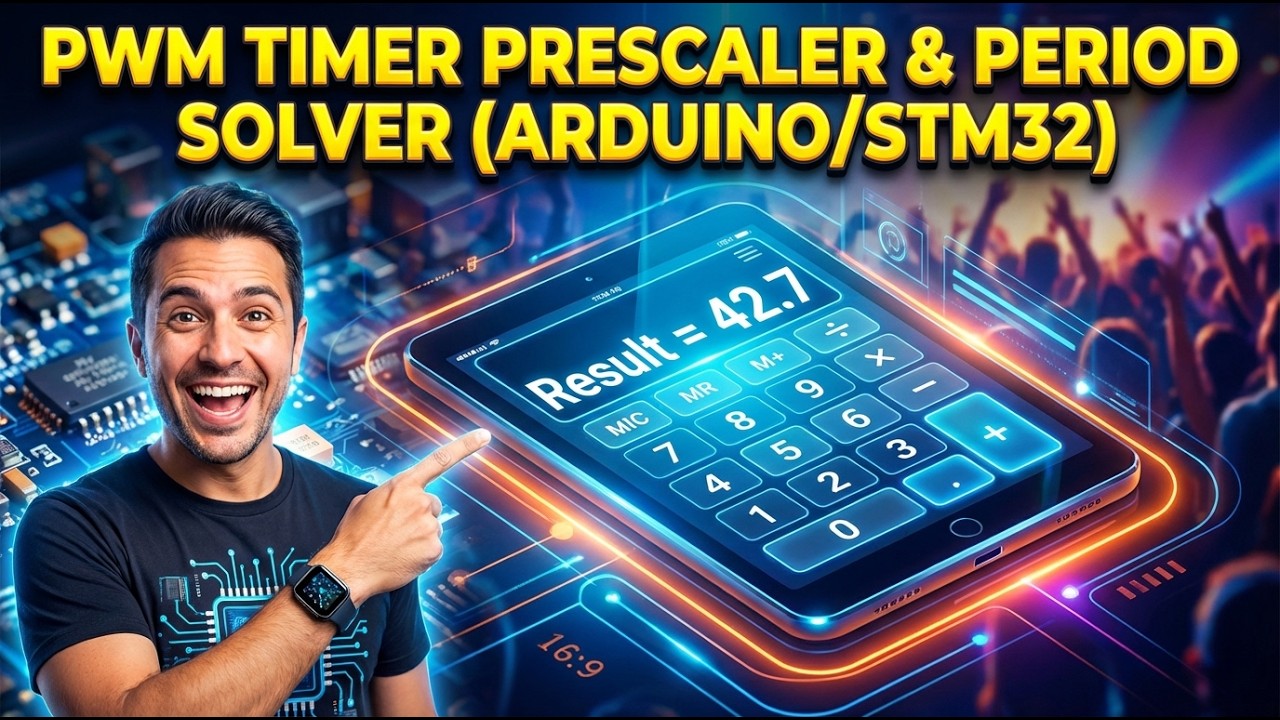 PWM Timer Prescaler & Period Solver (Arduino/STM32)