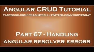 Handling angular resolver errors