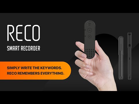 RECO -The world’s first intuitive voice recorder
